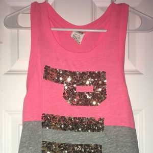 Pink tank top